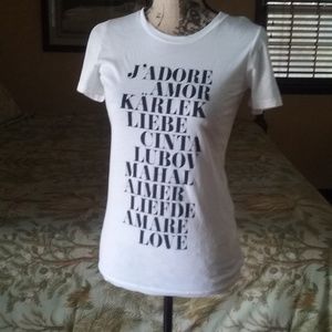 NWT J CREW White Short Sleeve Collector Tees in XS